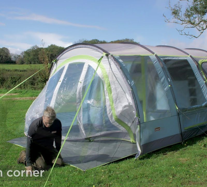 Coleman Meadowood 4 Long kempingo palapinė mėlyna 2000037068 10