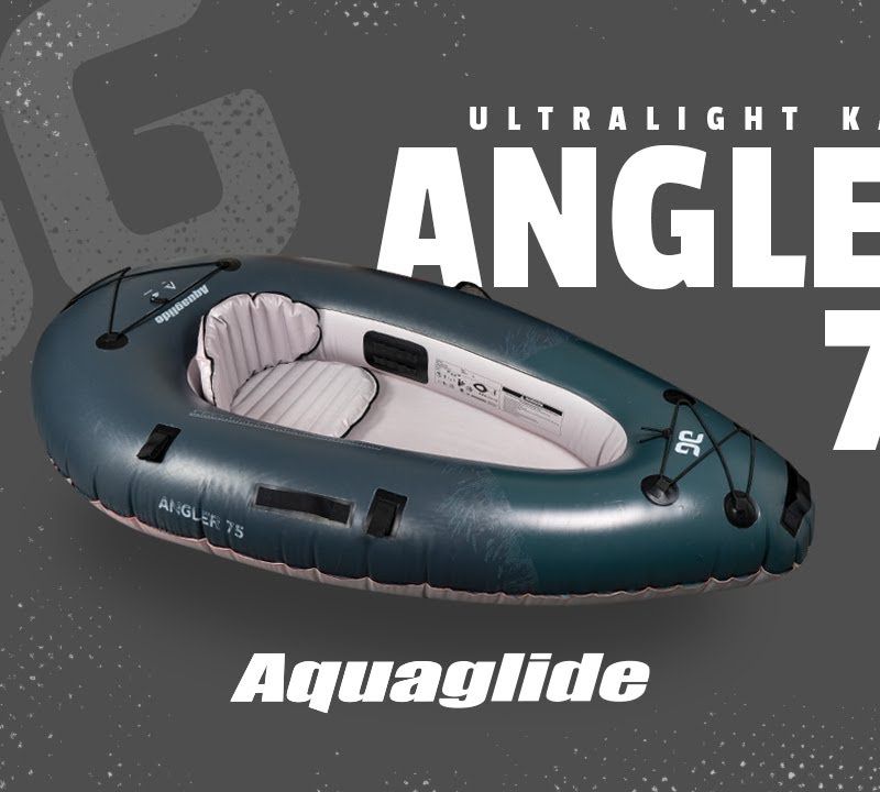 Aquaglide Backwoods Angler 75 1 asmens pripučiama baidarė 9