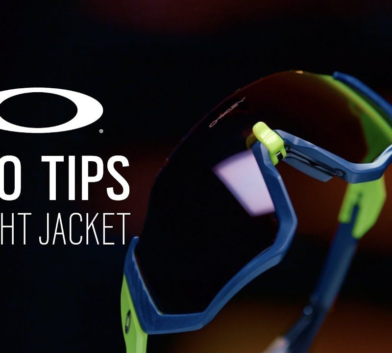 Oakley Flight Jacket matinės juodos/prizminės spalvos kelių dviračių akiniai 0OO9401 8