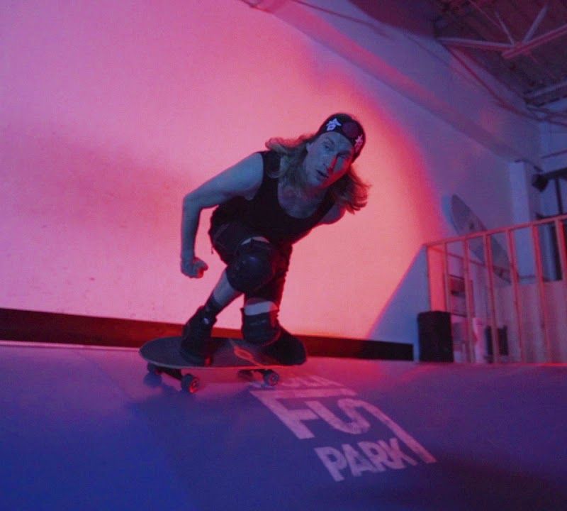 Surfskate riedlentė Cutback Blue Wave blue 11