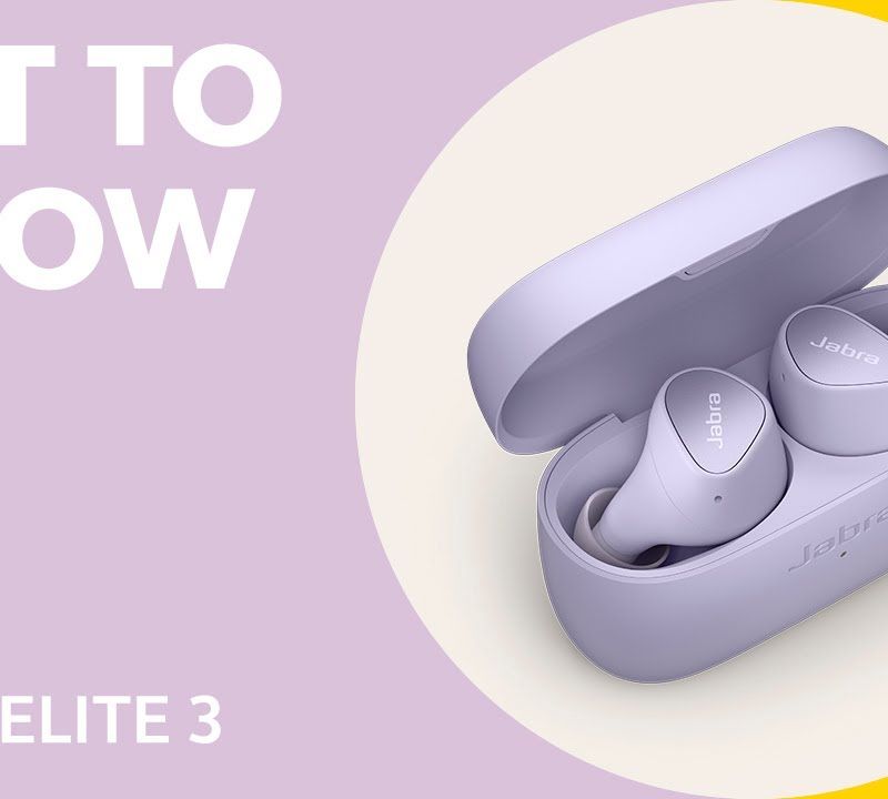 Jabra Elite 3 belaidės ausinės violetinės spalvos 100-91410002-60 9