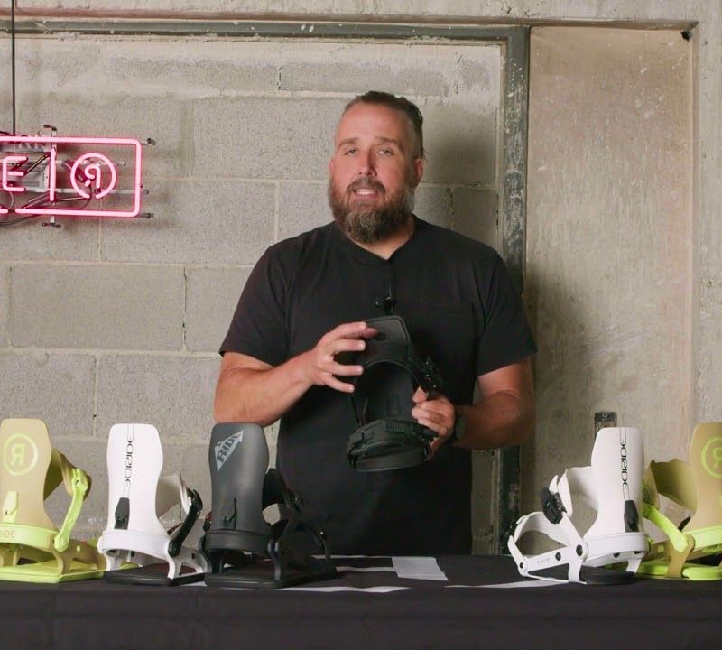 Vyriški snieglenčių surišimo įtaisai RIDE A-6 black 6