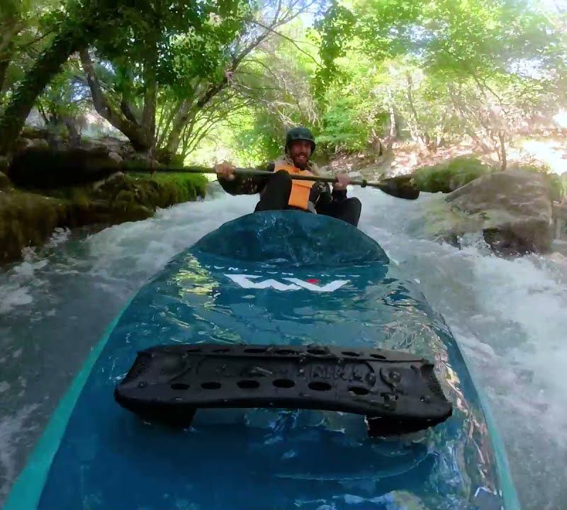Aqua Marina Versatile/Whitewater Kayak mėlyna Steam-312 1 asmens pripučiama 10'3″ baidarė 24