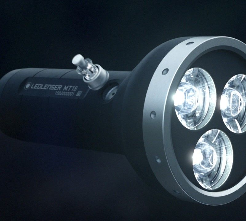 Ledlenser MT18 žibintuvėlis juodas 500847 7
