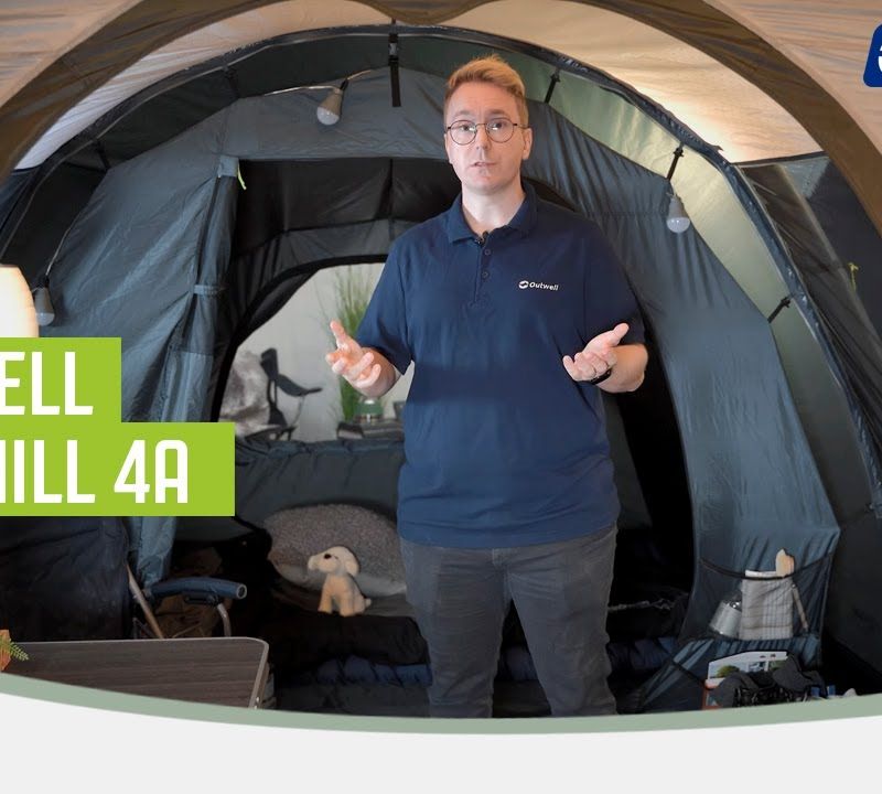 Outwell Starhill 4A 4 asmenų kempingo palapinė tamsiai mėlyna 111302 12