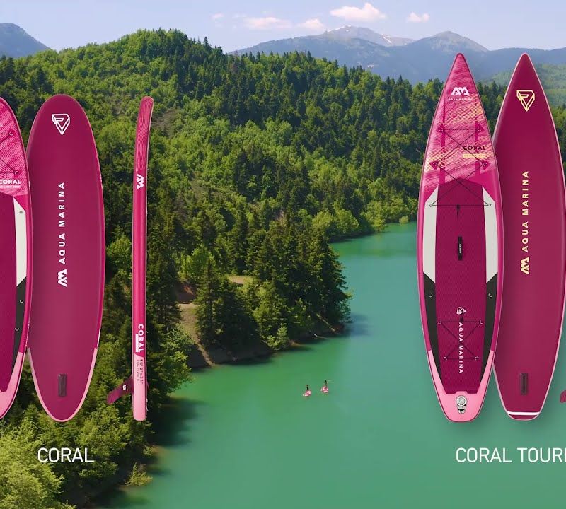 Aqua Marina Coral Touring SUP lenta 3,5 m rožinės spalvos BT-22CTP 18