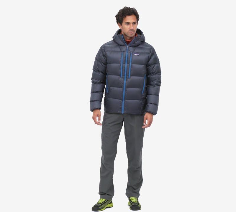 Vyriška pūsta striukė Patagonia Fitz Roy Down Hoody passage blue 10