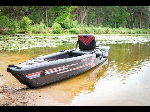 Pure4Fun Dual Purpose 1 asmens hibridinė baidarė/SUP juoda P4F160040 26