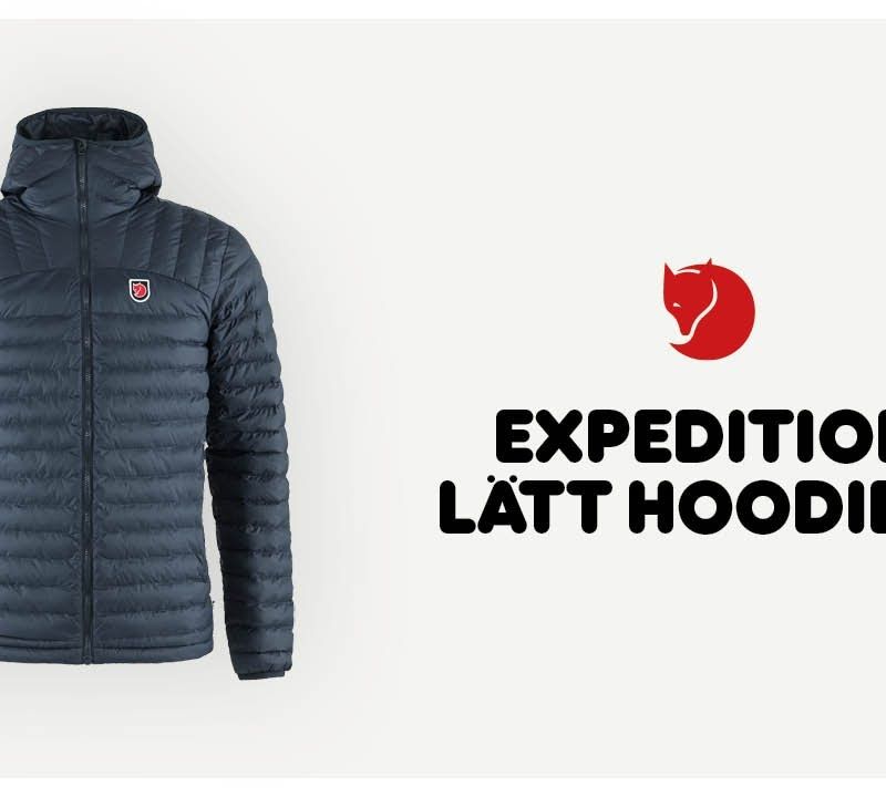 Vyriška Fjällräven Expedition Latt Hoodie pūkinė striukė black F86119 4