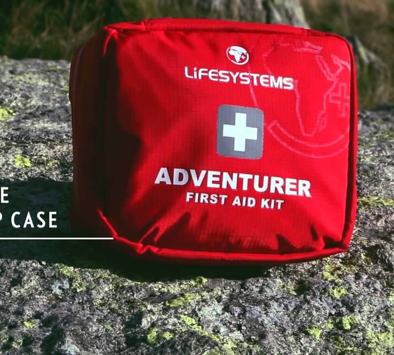 Lifesystems Solo Traveller pirmosios pagalbos rinkinys raudonas LM1065SI 5