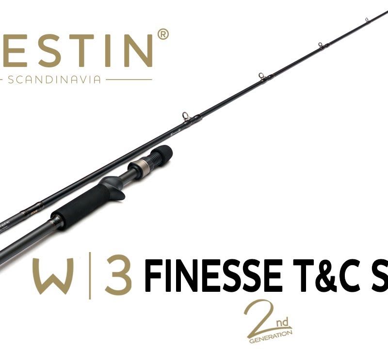 Westin W3 Finesse-T T&C 2nd 2sec spiningas juodos spalvos W361-0712-ML 9