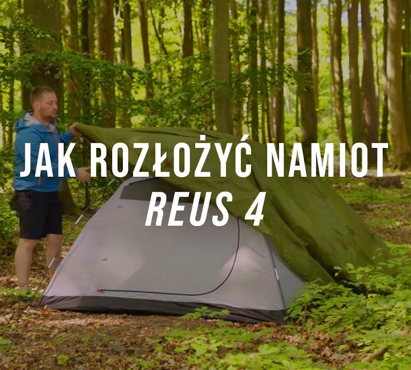 Alpinus Reus 4 4 asmenų turistinė palapinė žalia 13