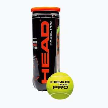 Padelio kamuoliukai HEAD 3B HEAD Pro 3 vnt.