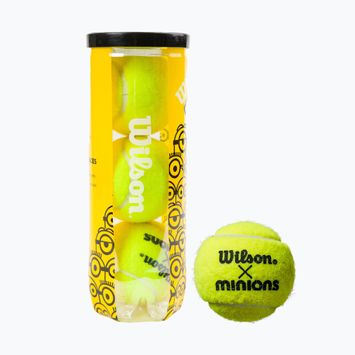 Wilson Minions Tennis vaikų teniso kamuoliukai 3 vnt. geltoni WR8202401