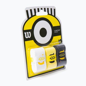 Wilson Minions Overgrip teniso raketės kilimėliai 3 vnt., spalva WR8408401