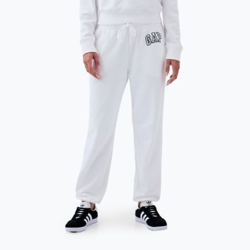 Moteriškos kelnės GAP French Logo Jogger optic white