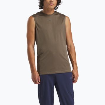 Vyriški marškinėliai Reebok Id Train Tech Tee army green