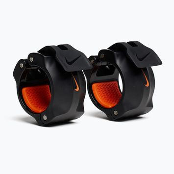 Spaustukai štangai Nike Strength Barbell Collars 2 vnt. black/orange