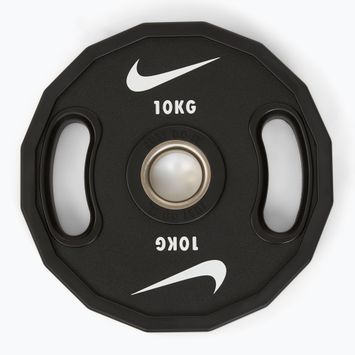 Bumperinės svorio plokštės Nike Strength Pro Urethane Plates 10 kg black/white