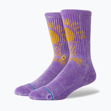 Stance Vintage Los Angeles Lakers kojinės violetinės