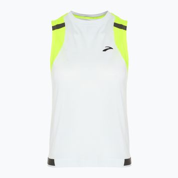 Moteriški bėgimo marškinėliai Brooks Carbonite Tank icy grey/nightlife jacquard