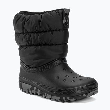 Paauglių sniego batai Crocs Classic Neo Puff black