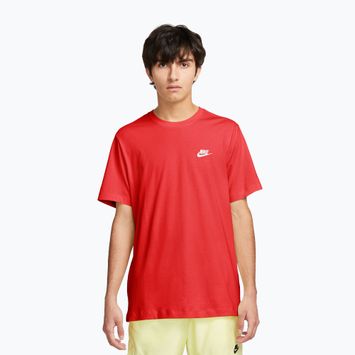 Vyriški marškinėliai Nike Sportswear Club university red/white