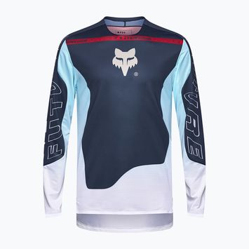 Vyriški dviračių marškinėliai ilgomis rankovėmis Fox Racing Flexair Elevated midnight