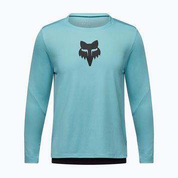 Vaikiški dviračių marškinėliai ilgomis rankovėmis Fox Racing Ranger Fox Head Jr vintage wash blue