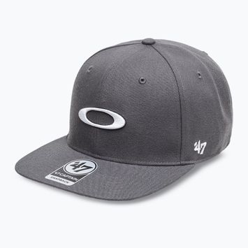 Vyriška kepuraitė su snapeliu Oakley 47 B1B Ellipse uniform grey