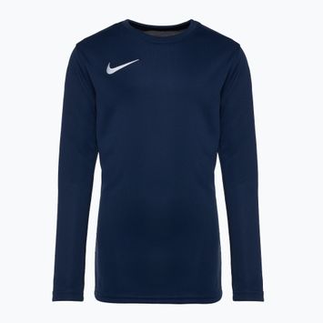 Vaikiški futbolo marškinėliai ilgomis rankovėmis Nike Dri-Fit Park VII midnight navy/white