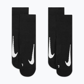 Kojinės Nike Court Multiplier Max 2 poros black/black