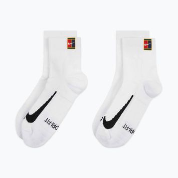 Kojinės Nike Court Multiplier Max 2 poros white/white