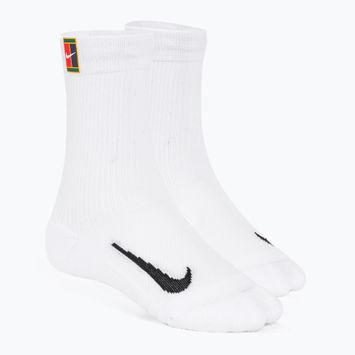 Teniso kojinės Nike Court Multiplier Cushioned Crew 2pairs white/white