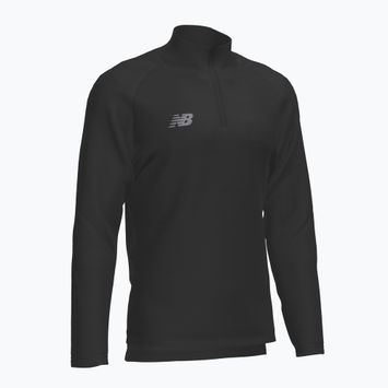 Vaikų futbolo marškinėliai New Balance Training 1/4 Zip trikotažiniai juodi NBEJT9035