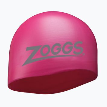 "Zoggs Ows Silicone Mid" rožinė plaukimo kepurė