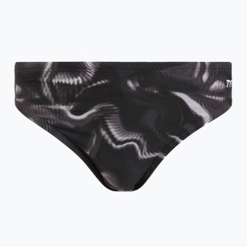 Vyriškos plaukimo glaudės TYR Durafast Elite Waveform Brief titanium