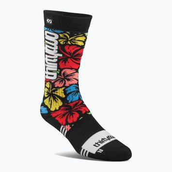 Moteriškos snieglenčių kojinės ThirtyTwo Double Sock floral