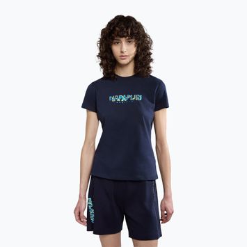 Moteriški marškinėliai Napapijri S-Kreis blu marine