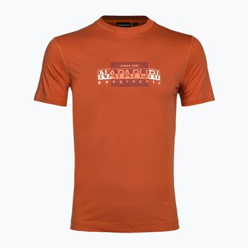 Vyriški marškinėliai Napapijri S-Smallwood orange burnt