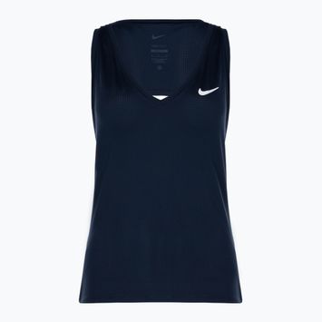Moterų teniso marškinėliai Nike Court Dri-Fit Victory Tank obsidian/baltas/baltas