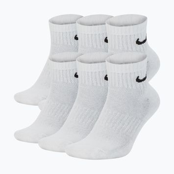 Kojinės Nike Everyday Cushioned 6 poros white/black