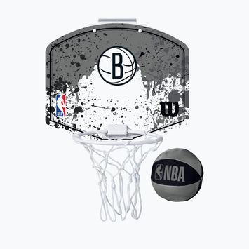 Mini krepšinio rinkinys Wilson NBA Team Mini Hoop Brooklyn Nets black