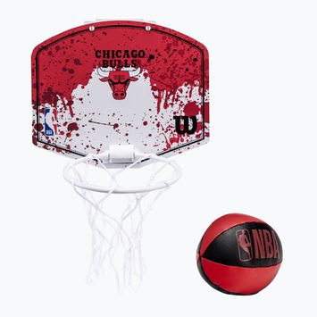 Wilson NBA Chicago Bulls Mini Hoop raudonas/chicago bulls krepšinio rinkinys
