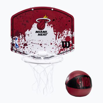Wilson NBA Miami Heat Mini Hoop raudonas/mami heat krepšinio rinkinys