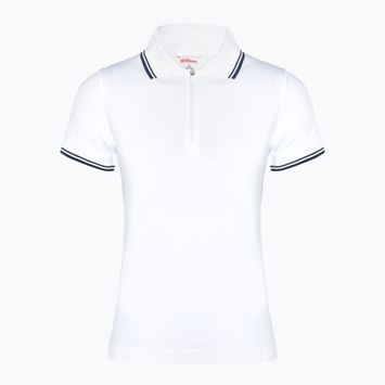 Moteriški marškinėliai Wilson Team Polo ryškiai balti