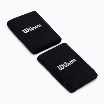 Riešų juostos Wilson Wide Terry Wristband 2 szt. black