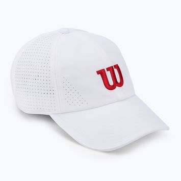 Kepuraitė su stogeliu Wilson Active Perforated Cap bright white / infrared