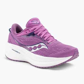 Moteriški bėgimo bateliai Saucony Triumph 21 grape/indigo