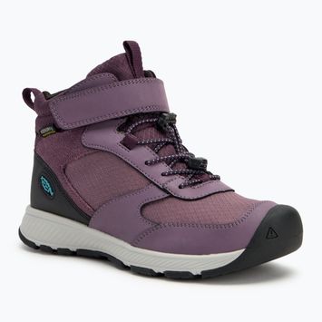 Vaikiški turistiniai batai KEEN Skua Mid WP JR black plum/plum perfect